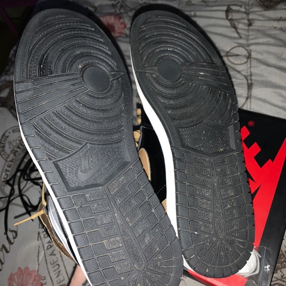 Air jordan 1  HIGH OG NRG gold toe - Picture 6 of 10